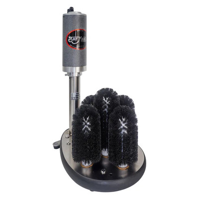 Bar Maid A-205-P 5 Brushes Stainless Steel Upright Electric Bar Maid Glass Washer - 220 Volts 1-Ph