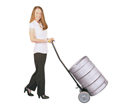 Bar Maid KPC-100 0.75" Steel Pipe Powder Coat Finish Wheels with Steel Bearings KP Cart or Keg Cart