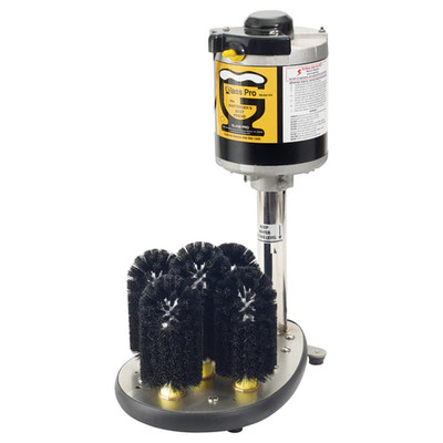 Bar Maid AA 5 Brushes Stainless Steel Upright Electric Glass Pro Glass Washer - 115 Volts 1-Ph