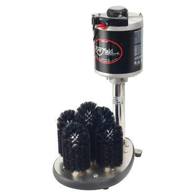 Bar Maid A-200 5 Brushes Stainless Steel Upright Electric Bar Maid Glass Washer - 115 Volts 1-Ph