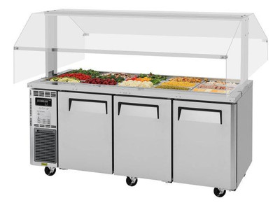 Turbo Air JBT-72-N Stainless Steel 15 Pan J Series Refrigerated Buffet Table