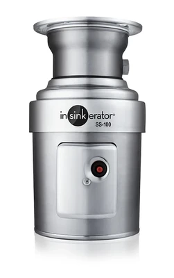 InSinkErator SS-100-5-CC202 Stainless Steel with Adjustable Inlet Diameter Complete Disposer Package - 1 HP