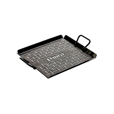 Lodge CRSGP12 12" Carbon Steel Grilling Pan