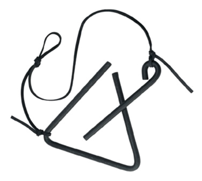 Lodge A5-5 Black Steel Chuck Wagon Dinner Bell with Striker (6 Each per Case)