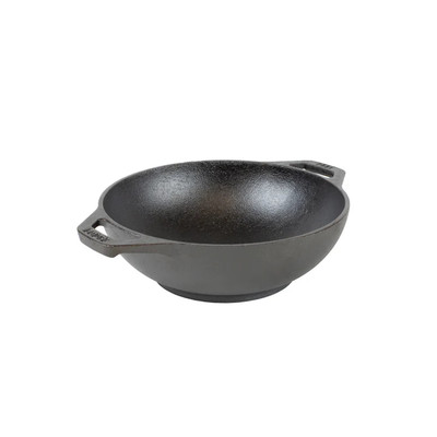 Lodge L6MW 6.44" Cast Iron Oven Safe Dual Handles Mini Wok (6 Each per Case)