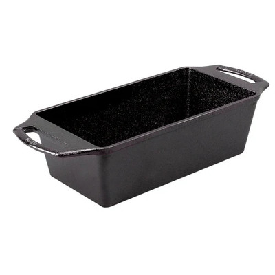 Lodge BW8LP 8.5" x 4.5" with Handles Cast Iron Loaf Pan (3 Each per Case)