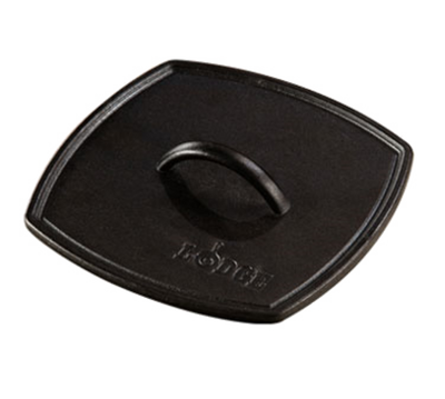 Lodge LPP3 8.25" W x 8.25" D x " H Cast Iron Square Panini Press (3 Each per Case)