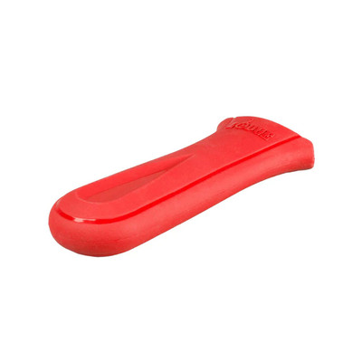 Lodge ASDHH41 5" Red Silicone Ergonomic Grip with Keyhole Design Heat Protection Deluxe Handle Holder (12 Each per Case)