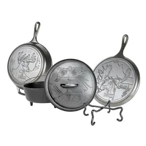 Lodge L5WLSETA 5-Piece Seasoned with Oil Cast Iron Wild Life Series Cookware Set (1 Set)