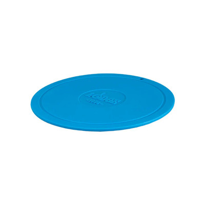 Lodge AS7DT36 7.25" W x 7.25" D Blue Silicone Round Deluxe Trivet (12 Each per Case)