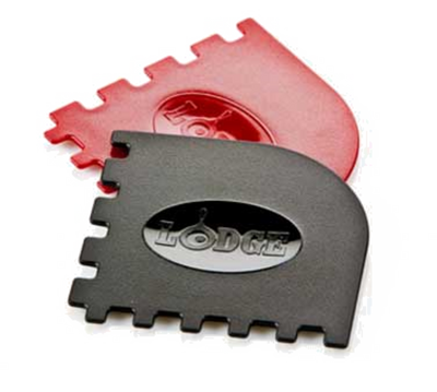 Lodge SCRAPERGPK Durable Polycarbonate Deluxe Grill Pan Scraper (12 Pack per Case)