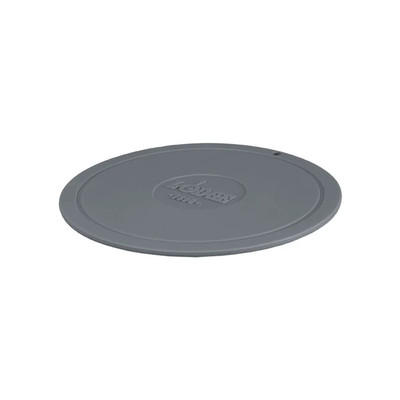 Lodge AS7DT06 7.25" W x 7.25" D Gray Silicone Round Deluxe Trivet (12 Each per Case)