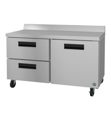 Hoshizaki WR60B-D2 60" Two Section Steelheart Series Worktop Refrigerator