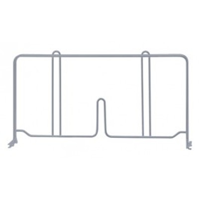 Quantum DIV14GY 14" D x 8" H Gray Epoxy Wire Shelf Divider