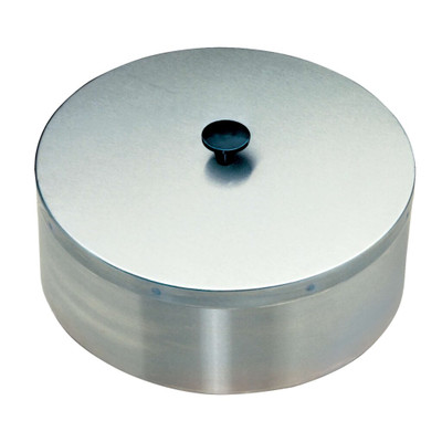 Lakeside 9540 13.25" Dia. x 3.25" H Stainless Steel Dish Dispenser Tube Cover
