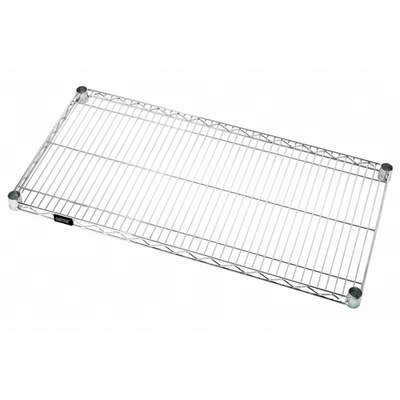 Quantum 2448C 48" W x 24" D Chrome Plated Wire Shelf