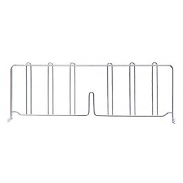 Quantum DIV24 24" D x 8" H Chrome Plated Wire Shelf Divider