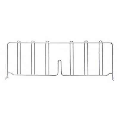 Quantum DIV24 24" D x 8" H Chrome Plated Wire Shelf Divider