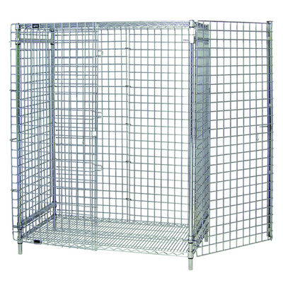 Quantum 2148-63SEC 48" W x 21"D x 63" H Chrome Finish Stationary Security Unit