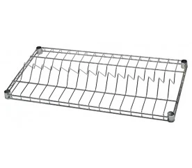 Quantum 1836R16C 18" W x 36" L Chrome Plated Wire Reel Shelf