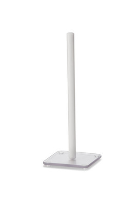 Vollrath DLH-1 11 1/6" H Spindle with 4" x 4" Square Base Rubber Feet Countertop Dome Lid Holder
