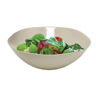 FOH DBO105NAB22 52 Oz. Round Natural Bamboo Platewise Organic Bowl (6 Each per Case)