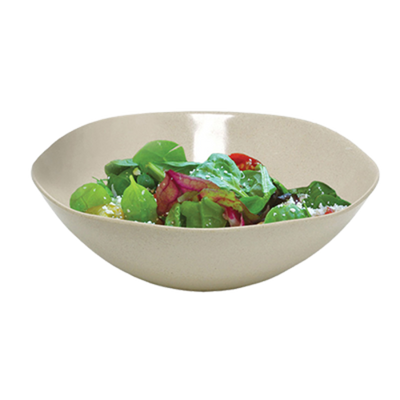 FOH DBO105NAB22 52 Oz. Round Natural Bamboo Platewise Organic Bowl (6 Each per Case)