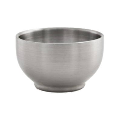 FOH DBO124BSS23 2.5 Oz. Silver Round Brushed Stainless Steel Small Harmony Bowl (12 Each Per Case)