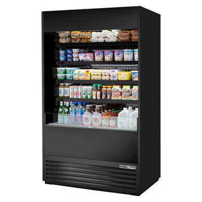 True TOAM-48-HC~NSL01 36"W Self-Contained Refrigeration Vertical Air Curtain Merchandiser - 230 Volts