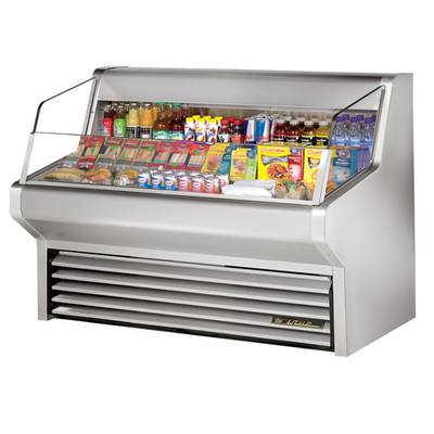 True THAC-60-S-LD 60.13"W x 43.38"H Self-Contained Refrigeration Horizontal Air Curtain Merchandiser - 115 Volts