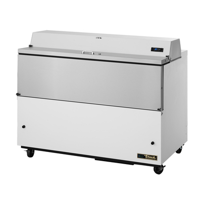 True TMC-58-SS-HC 58" W Forced-Air Single Mobile Milk Cooler - 115 Volts