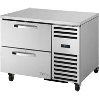 True TUC-44D-2-HC~SPEC3 29.75" H x 44.5" W x 32.25" D 2 Drawers Stainless Steel Interior SPEC SERIES Deep Undercounter Refrigerator - 115 Volts 1-Ph