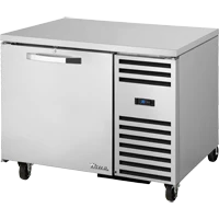 True TUC-44-HC~SPEC3 29.75" H x 44.5" W x 32.25" D 1 Heavy-Duty Stainless Steel Door Stainless Steel Interior SPEC SERIES Deep Undercounter Refrigerator - 115 Volts 1-Ph