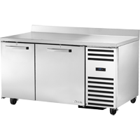 True TWT-60-32F-HC~SPEC3 60.25" W Stainless Steel 2 Section Doors SPEC SERIES Deep Work Top Freezer