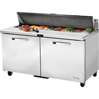 True TSSU-60-16-HC~SPEC3 60.38" W Two Section SPEC SERIES® Sandwich/Salad Unit - 115 Volts