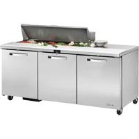True TSSU-72-12-HC~SPEC3 72.38" W Three Section SPEC SERIES® Sandwich/Salad Unit - 115 Volts
