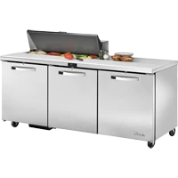 True TSSU-72-10-HC~SPEC3 72.38" W Three Section SPEC SERIES® Sandwich/Salad Unit - 115 Volts