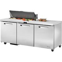 True TSSU-72-10-HC~SPEC3 72.38" W Three Section SPEC SERIES® Sandwich/Salad Unit - 115 Volts