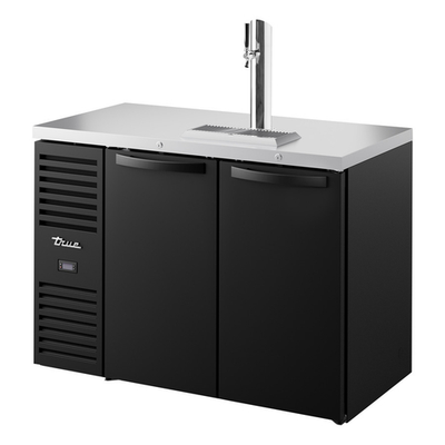True TDR48-RISZ1-L-B-SS-1 Single Faucet Refrigerated Draft Bar Cooler - 115 Volts