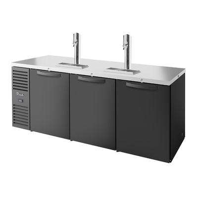 True TDR84-PTSZ1-L-B-SSS-SSS-1 Single Faucet Refrigerated Draft Bar Cooler