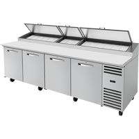 True TPP-AT-119-HC~SPEC3 119.25" W Four Section SPEC SERIES® Pizza Prep - 115 Volts