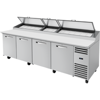 True TPP-AT-119-HC~SPEC3 119.25" W Four Section SPEC SERIES® Pizza Prep - 115 Volts