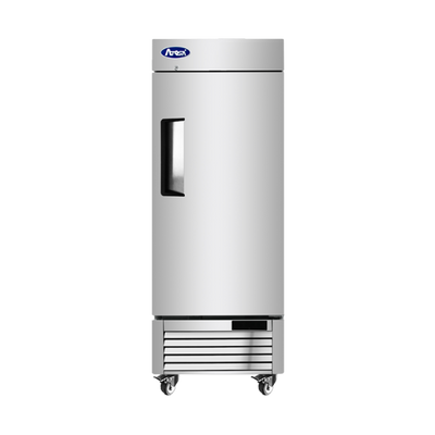 Atosa MBF8519GR 8.3 Cu. Ft. Stainless Steel Solid Door Reach-In Refrigerator - 115 Volts