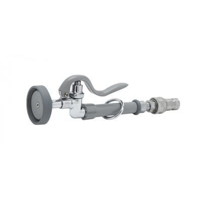 T&amp;S Brass B-0107-Qd Spray Valve Assembly Hold Down Ring &amp; Rubber Bumper Handle Hold-Down Ring Stainless Steel Quick-Disconnect