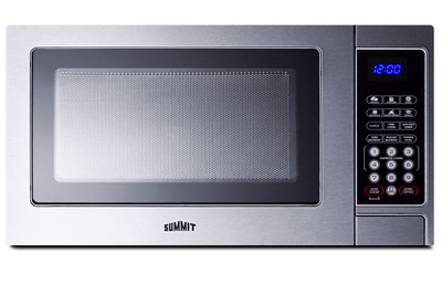 Summit SCM853 0.9 Cu. Ft. Stainless Steel Light Duty Microwave Oven - 115 Volts