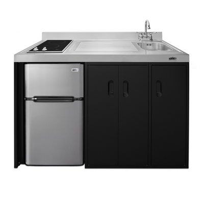 Summit Appliance 30 in. Compact Kitchen in Black C30ELBK - The Home Depot