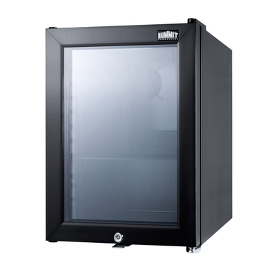 Summit SCR114L 13.88"W Black Compact Beverage Refrigerator - 115 Volts 1-Ph