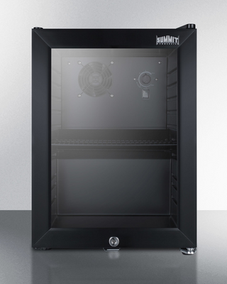 Summit SCR114L 14"W Black Compact Beverage Refrigerator - 115 Volts, 1-Ph