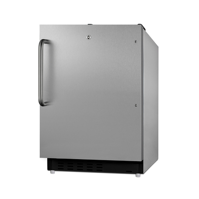 Summit ALRF49BCSS 19.88" W Stainless Steel Undercounter Refrigerator-Freezer