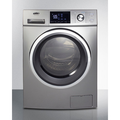 Summit SPWD2203P 2.7 Cu. Ft. Platinum Finish Non-Vented Design Washer and Dryer Combo - 115 Volts